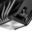 Sudokoo SK620V CPU Cooler, Dual Tower - 2x 120mm, black image number null