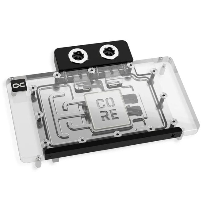 Alphacool Core GeForce RTX 5080 EPIC-X Waterblock, Backplate - Acrylic, Black image number 1