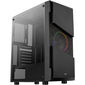 Aerocool Menace Saturn FRGB Midi-Tower, Tempered Glass - schwarz