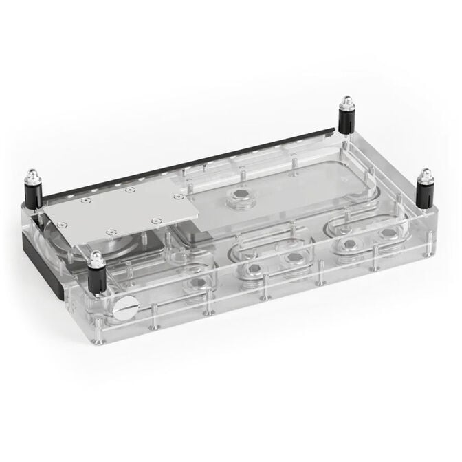 Alphacool Core Distroplate 240 Links V.2 mit D5 Apex Pumpe, f&uuml;r D5/DDC image number 1