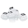 GMK QMX Clip, noise reduction - 110 pieces, PCB mount image number null