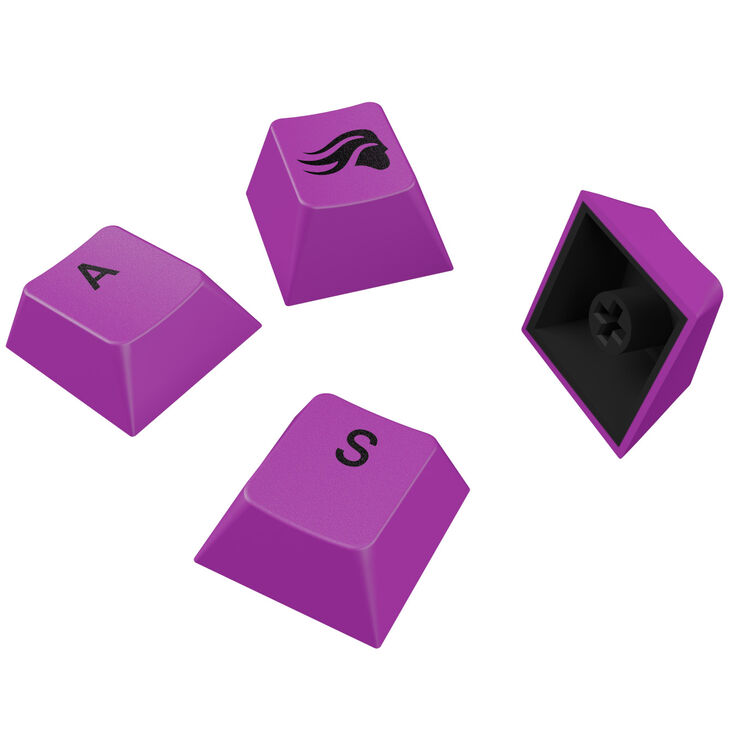Glorious GPBT Basics Keycaps, ANSI Layout (US), PBT, Doubleshot - Epic Purple image number 5