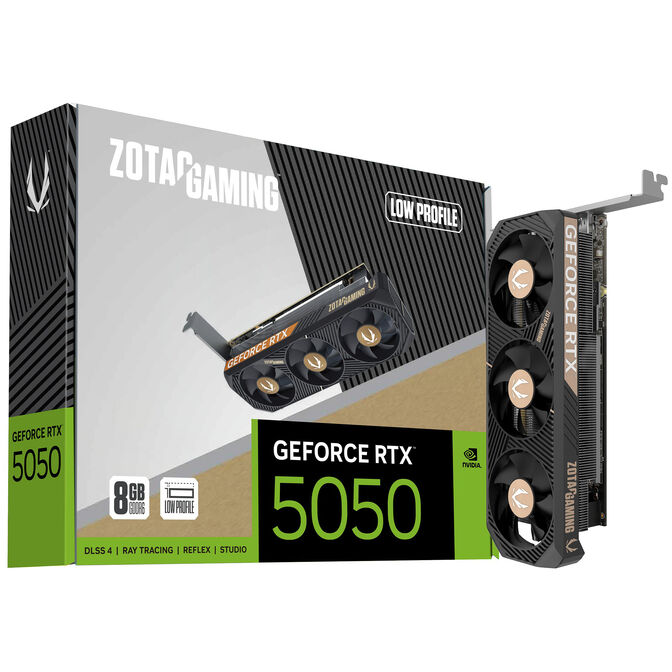 ZOTAC GAMING GeForce RTX 5050 Low Profile, 8192 MB GDDR6 image number 0