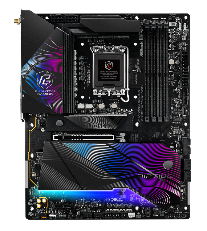 ASRock Z890 Riptide WiFi motherboard, socket LGA 1851, Intel Z890, ATX, DDR5 image number 4