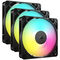 Corsair RS ARGB PWM Fan - Triple-Pack, 120mm, black