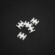 King Mod Service 4-Slot Cable Comb 3mm small - white - set of 5 image number null