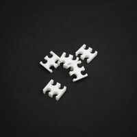 King Mod Service 4-Slot Cable Comb 3mm small - white - set of 5