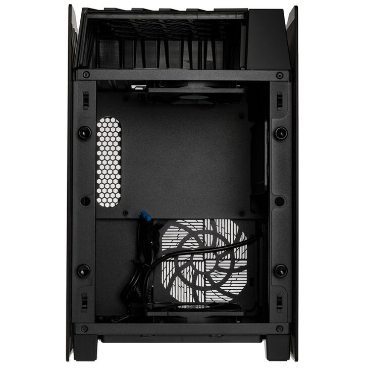 SilverStone SST-LD03B Lucid Mini-ITX Case - black image number 5