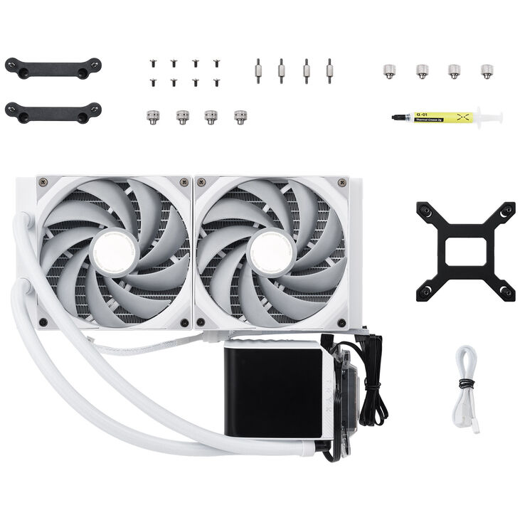 TRYX PANORAMA 280 All-in-One Liquid Cooling, 3D-AMOLED Display – 280mm, Black image number 4