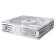 ASUS ProArt PF120 PWM Geh&auml;usel&uuml;fter, 3.000 U/min, 28 mm - 3er-Pack, wei&szlig; image number null