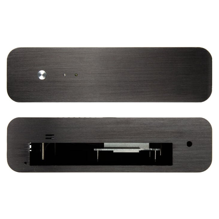 Akasa Euler Fanless Thin-Mini-ITX Gehäuse, OEM - schwarz image number 1