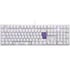 Ducky One 2 White Edition PBT Gaming Tastatur, MX-Blue, weiße LED - weiß image number null