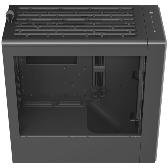 HAVN BF 360 PC Case, Midi Tower, E-ATX, Tempered Glass - Black image number 3