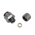 Koolance Compression Fitting for Copper Tubes, OD 06 mm to G 1/4 Inch BSPP - silver image number null