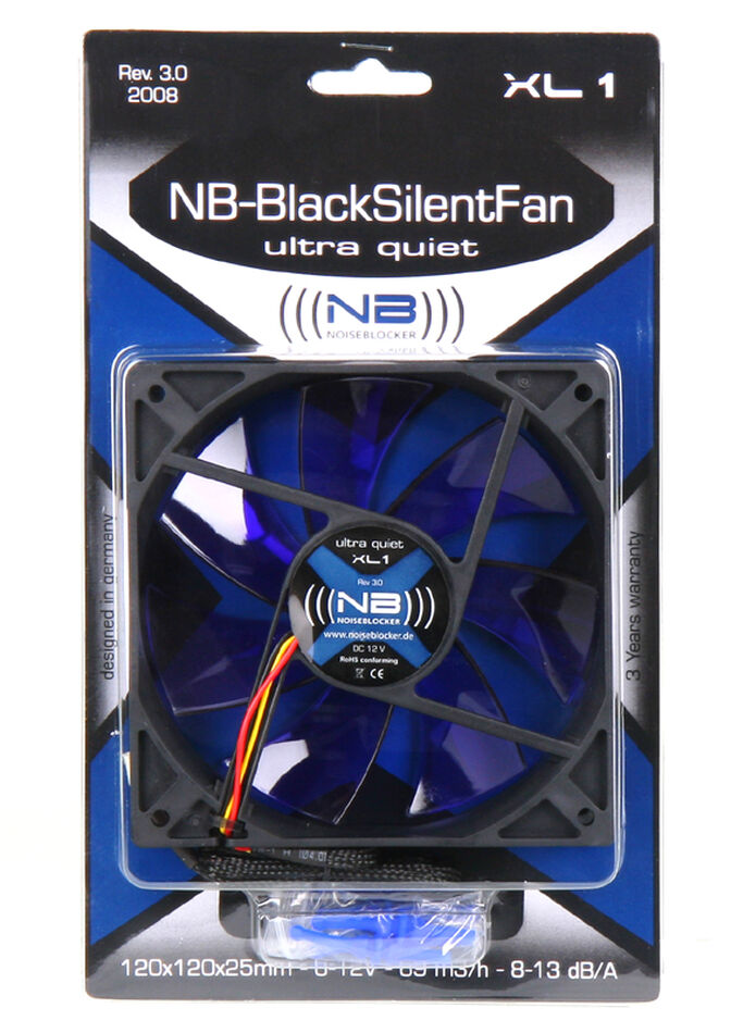 Noiseblocker BlackSilent Fan XL1 - 120mm image number 4