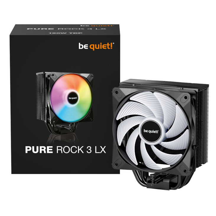 be quiet! Pure Rock 3 LX CPU cooler - 120mm, black image number 4