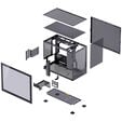 Jonsbo D32 PRO Black PC-Geh&auml;use, Mini-Geh&auml;use, mATX, Tempered Glass - schwarz image number null