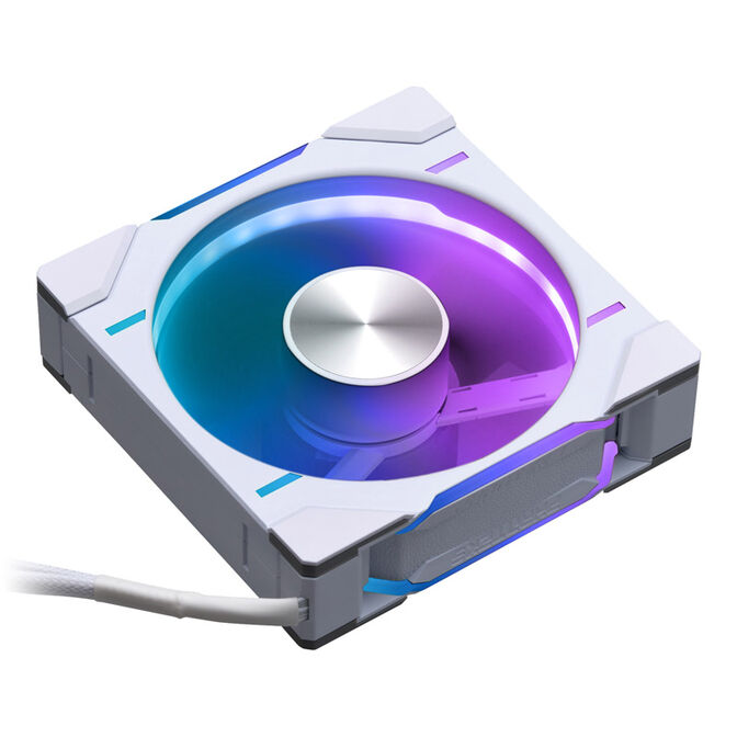 PHANTEKS D30 PWM Reverse Airflow D-RGB L&uuml;fter - 120mm, wei&szlig; image number 0