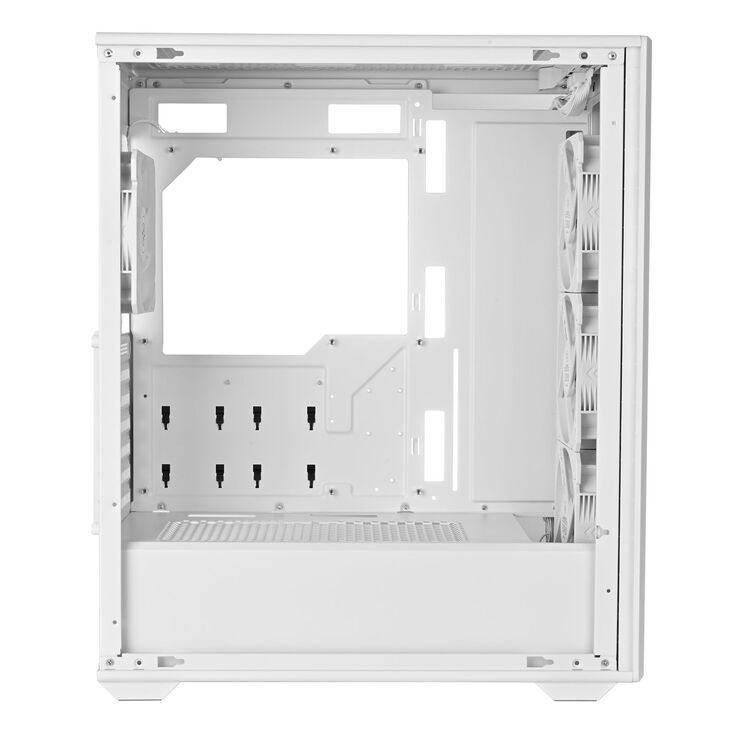 SilverStone FARA 515XR PC case, Mid Tower, ATX, RGB, Tempered Glass - white image number 5