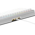 Glorious GMMK 3 Pro HE 65% Custom Gaming Keyboard - Pre-Built, ANSI (US), Fox HE Switches, Silver image number null