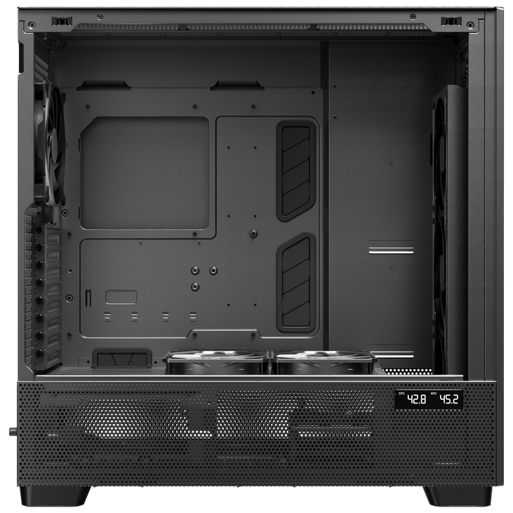 Antec Flux Pro PC case, full tower, E-ATX, tempered glass – black image number 11
