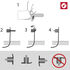 LABEL THE CABLE PRO Wall Klettkabelhalter 50er Set - weiß image number null