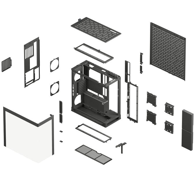 HAVN HS 360 PC-Geh&auml;use, Midi-Tower, ATX, Tempered Glass - schwarz image number 13