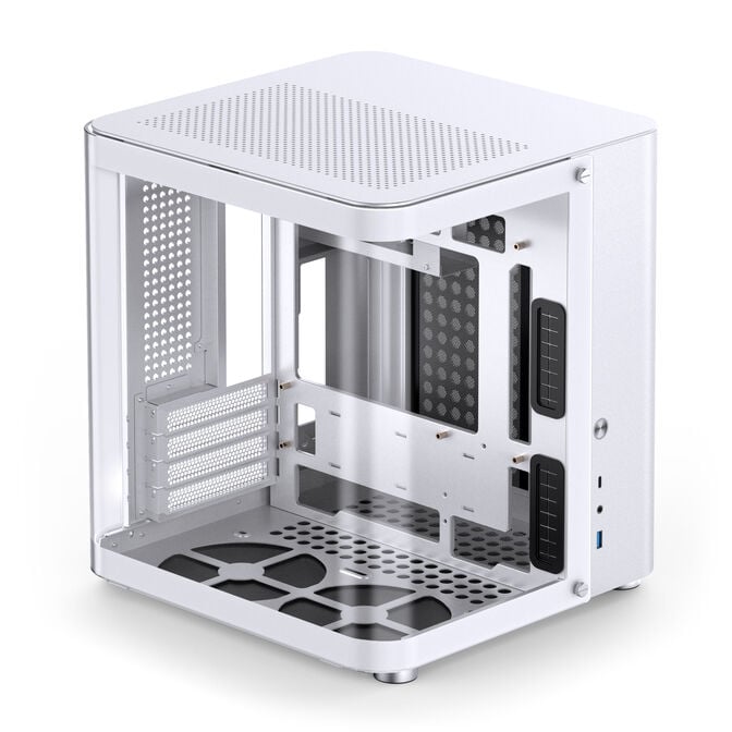 Jonsbo TK-1 2.0 Micro-ATX Geh&auml;use, Tempered Glass - wei&szlig; image number 4