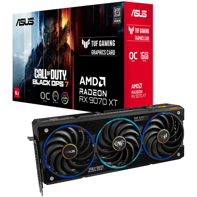 ASUS TUF Gaming Radeon RX 9070 XT COD BO7 Special Edition, 16384 MB GDDR6 image number 0