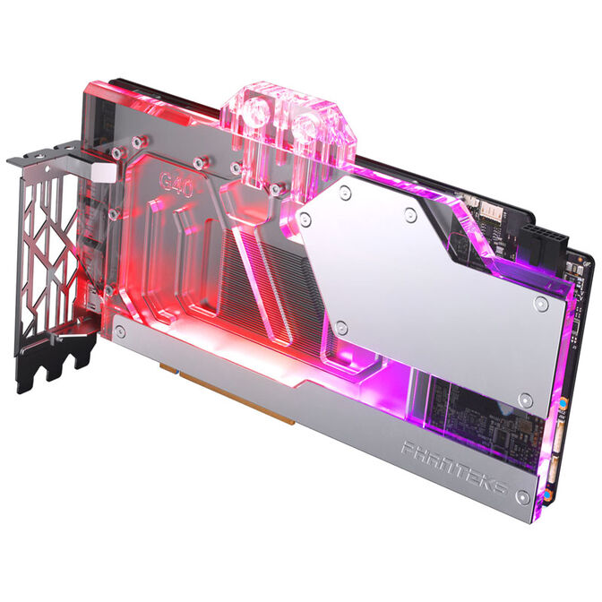 PHANTEKS Glacier G40 RTX 4090 Waterblock with Backplate for MSI, D-RGB - chrome image number 7