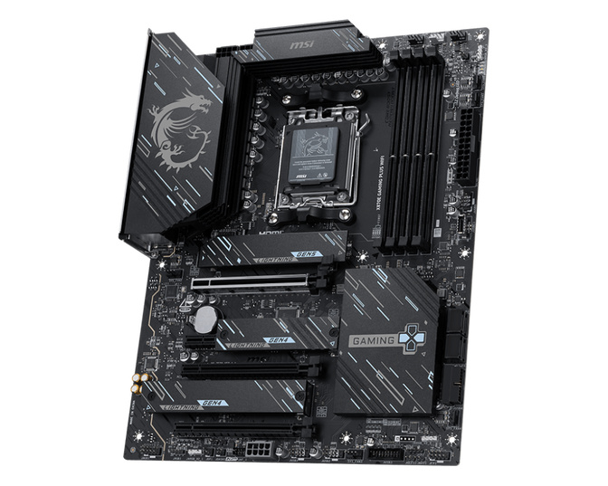 MSI X870E Gaming Plus WiFi7 Mainboard, Sockel AM5, AMD X870E, ATX, DDR5 image number 2