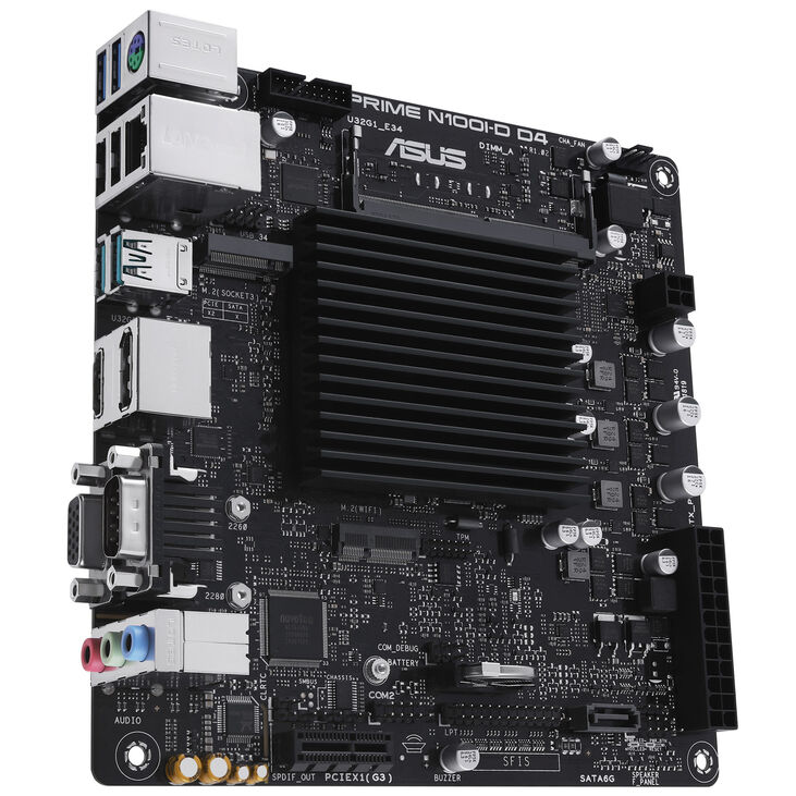 ASUS Prime N100I-D D4-CSM motherboard, Intel N100, Mini-ITX – DDR4 image number 4