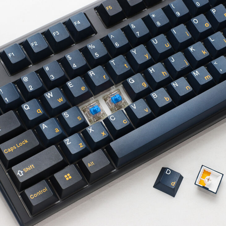 Ducky One 3 Pro Nazca Line Gaming Keyboard, Mechanical, 8,000 Hz, Hot-Swap, RGB – Cherry MX2A Blue, ANSI (US) image number 10