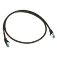 InLine Patch Cable Cat.6A, S/FTP (PiMf), 500MHz, black - 1m image number null