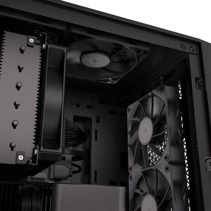 Corsair iCUE LINK RX120 Series, PWM L&uuml;fter 3er Pack - 120 mm, schwarz image number 8
