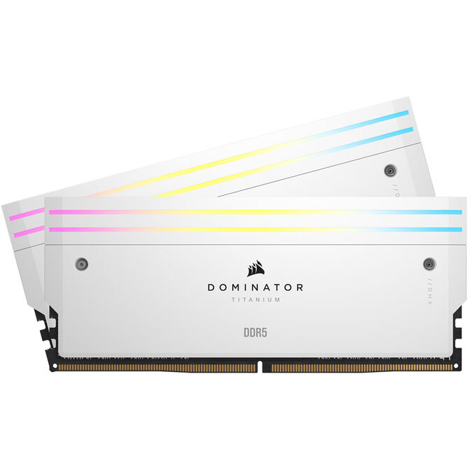Corsair Dominator Titanium DDR5-6000 RAM, CL30, XMP - 32 GB Dual-Kit, wei&szlig; image number 1