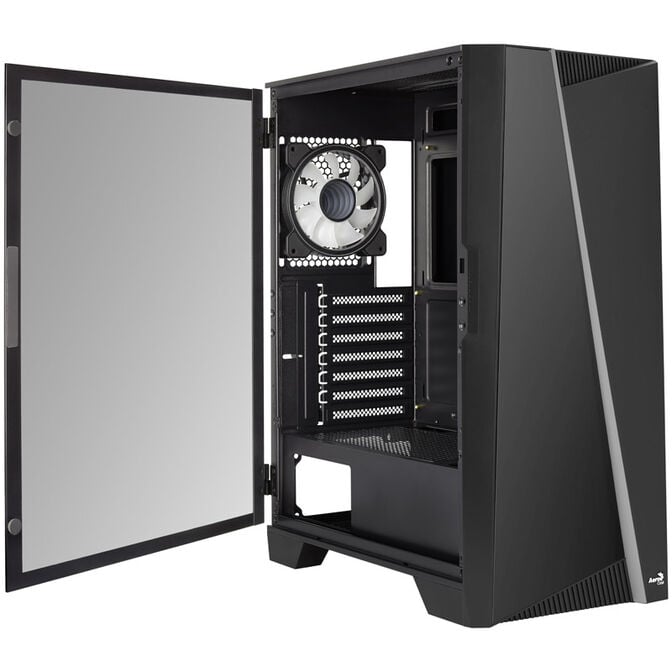 Aerocool Mirage v1 Midi-Tower - schwarz Window image number 4