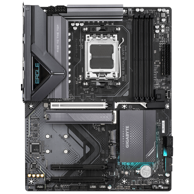 GIGABYTE Radeon RX 9070 XT Gaming OC 16G Grafikkarte + GIGABYTE X870 Eagle WiFi7, AMD X870 Mainboard image number 3