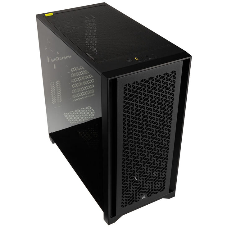 Corsair 4000D Airflow Tempered Glass Midi-Tower - schwarz Window image number 1