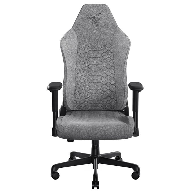 Razer Iskur V2 X Gaming Chair, integrated lumbar support, fabric cover, 2D armrests - black image number 1