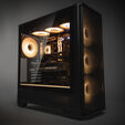 KingForge Gaming-PC Platin, AMD Ryzen 7 7800X3D, RTX 5070 Ti, Phanteks Eclipse G400A &ndash; Fertig-PC image number null