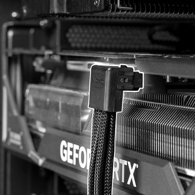 be quiet! 12V-2X6 12VHPWR 90 Grad PCIe 5.0 Adapterkabel - 700mm image number 3