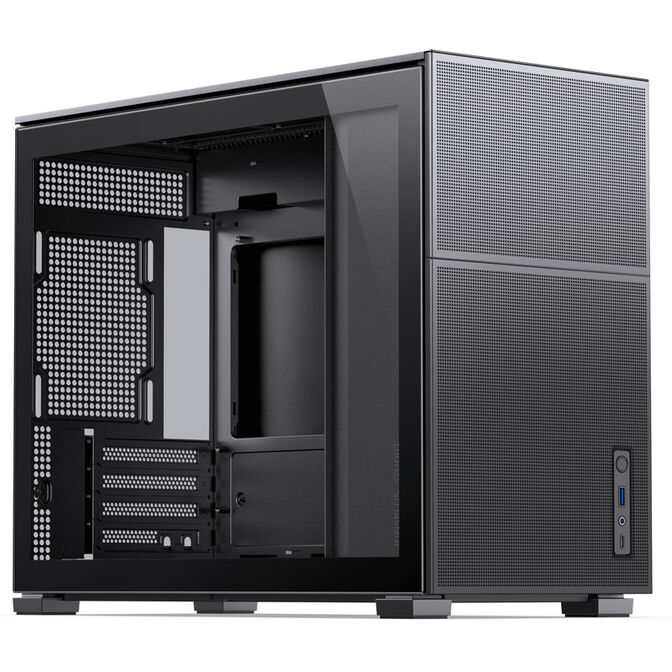 Jonsbo D31 MESH Micro-ATX Geh&auml;use, Tempered Glass - schwarz image number 0