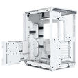APNX V1 PC Case, Mid Tower, ATX, Tempered Glass &ndash; White image number null