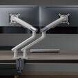 Alterzone Arm Duo Aluminium Monitor Mount - white image number null