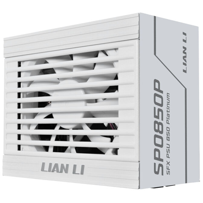 Lian Li SP Series Platinum 80 PLUS Platinum Power Supply, SFX, fully modular, PCIe 5.1, ATX 3.1 - 850 Watts, white image number 0