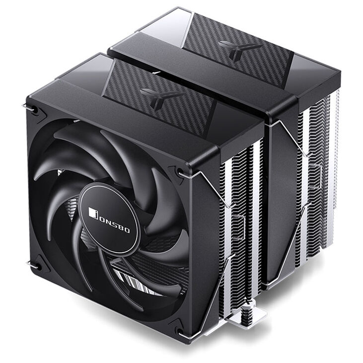 Jonsbo CR-3000 CPU-Kühler, Dual Tower, 120mm - schwarz image number 3