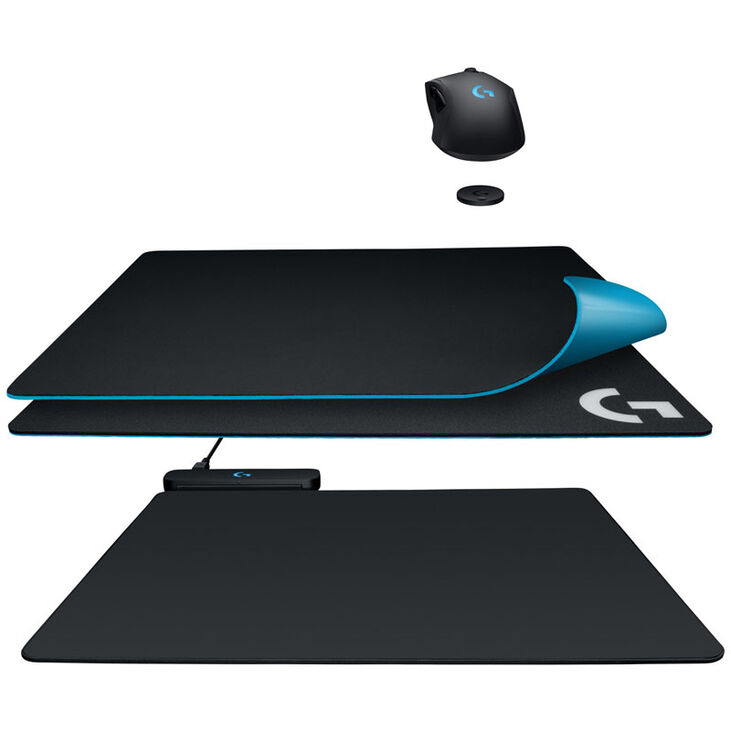 Logitech Powerplay System, Ladestation und Mauspad - schwarz image number 3