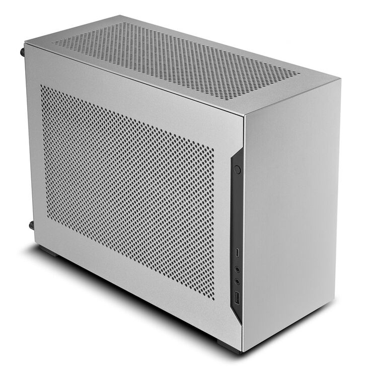 Lian Li DAN Cases A4-H2O A4 Mini-ITX Gehäuse, PCIE4.0 Riserkabel - silber image number 1
