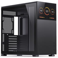 Jonsbo D41 Screen ATX Geh&auml;use, Tempered Glass - schwarz